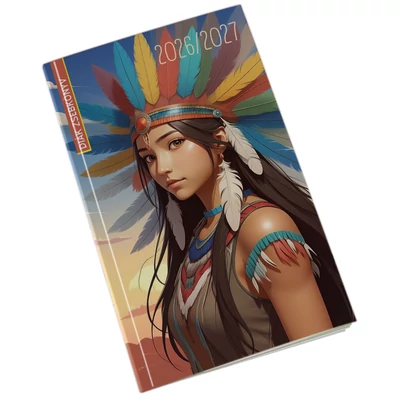 Diák zsebkönyv - native/indiánlány