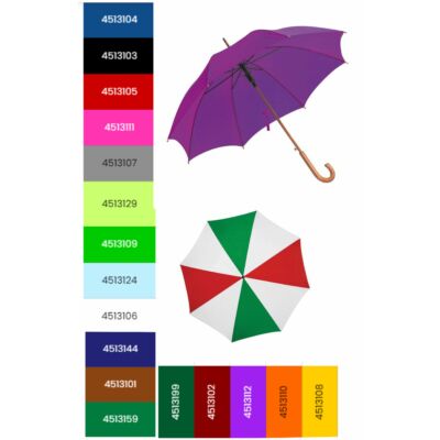 színes automata esernyő